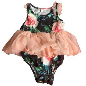 Patpat NWT 9-12M Tank Mesh Dresses Floral